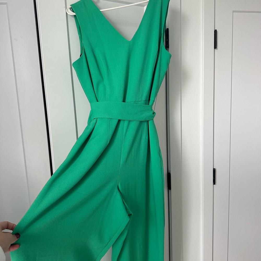 Mint Green Sleeveless Jumpsuit